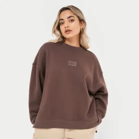 Bluza Rewear Collective – kolor brązowy łupkowy