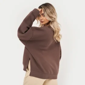 Bluza Rewear Collective – kolor brązowy łupkowy
