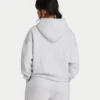 Damska bluza z kapturem 365 w stylu oversize – szara melanżowa Damska bluza z kapturem 365 w stylu oversize – szara melanżowa