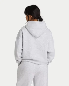 damska bluza z kapturem 365 w stylu oversize szara melanowa 2 280x350 - Damska bluza z kapturem 365 w stylu oversize &ndash; szara melanżowa