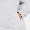 Damska bluza z kapturem 365 w stylu oversize – szara melanżowa Damska bluza z kapturem 365 w stylu oversize – szara melanżowa