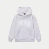 Damska bluza z kapturem 365 w stylu oversize – szara melanżowa Damska bluza z kapturem 365 w stylu oversize – szara melanżowa