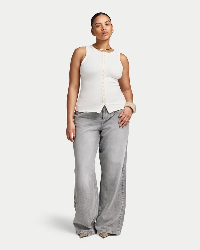 Damska bluzka z guzikami z serii Essentials Damska bluzka z guzikami z serii Essentials