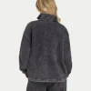 Damska Signature sprana bluza oversize z zamkiem 1/4