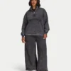 Damska Signature sprana bluza oversize z zamkiem 1/4