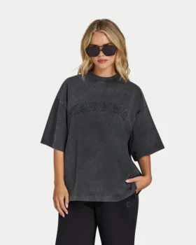 Damska Signature, sprana koszulka oversize