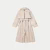 Damski trencz oversize – safari