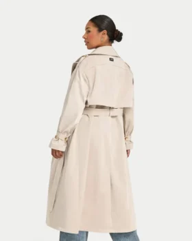 Damski trencz oversize – safari