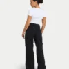 Dżinsy damskie wide leg – czarne