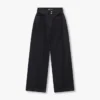 Dżinsy damskie wide leg – czarne