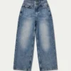 Dżinsy damskie wide leg – średni odcień Dżinsy damskie wide leg – średni odcień