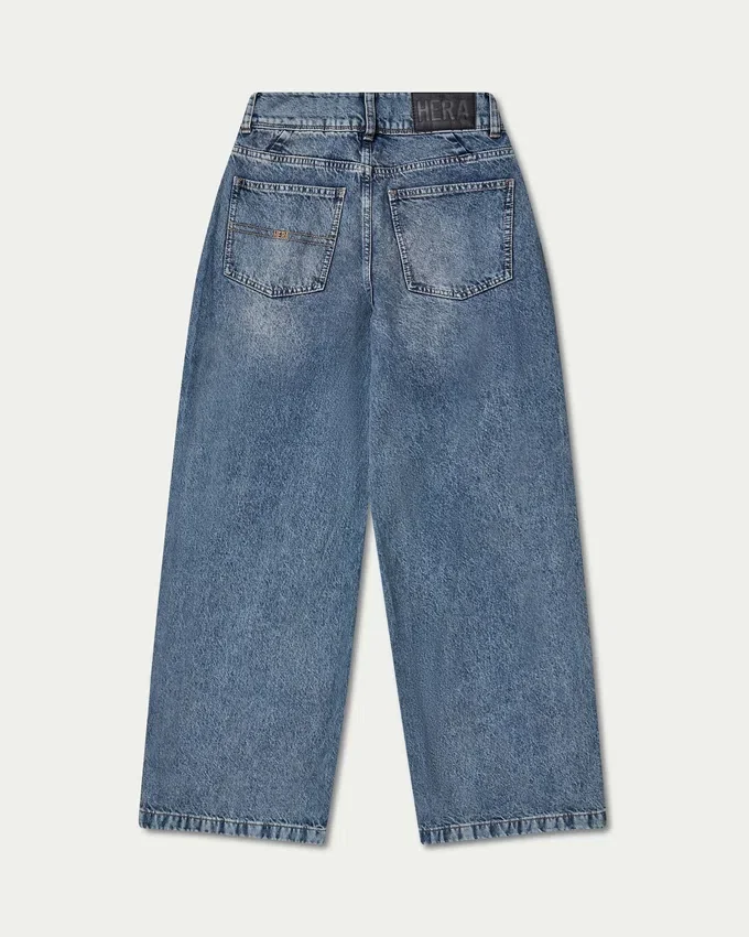 Dżinsy damskie wide leg – średni odcień Dżinsy damskie wide leg – średni odcień