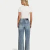 Dżinsy damskie z prostymi nogawkami