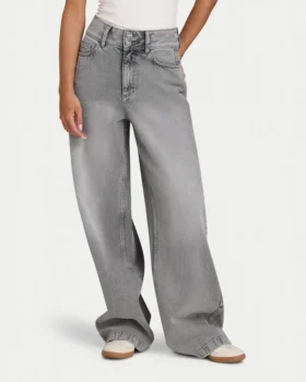 Dżinsy wide leg damskie