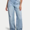 Dżinsy wide leg damskie – jasnoniebieskie Dżinsy wide leg damskie – jasnoniebieskie