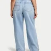 Dżinsy wide leg damskie – jasnoniebieskie Dżinsy wide leg damskie – jasnoniebieskie