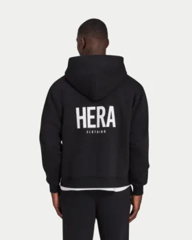 Męska bluza z kapturem na zamek w stylu oversize