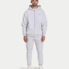 Męska bluza z kapturem na zamek w stylu oversize Męska bluza z kapturem na zamek w stylu oversize