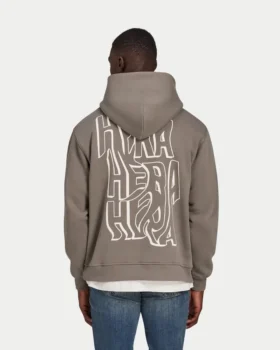 Męska bluza z kapturem w stylu graffiti w rozmiarze oversize