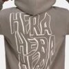 Męska bluza z kapturem w stylu graffiti w rozmiarze oversize