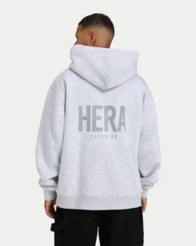 mska bluza z kapturem w stylu oversize szara melanowa 2 280x350 - Męska bluza z kapturem w stylu oversize &ndash; szara melanżowa