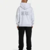 Męska bluza z kapturem w stylu oversize – szara melanżowa Męska bluza z kapturem w stylu oversize – szara melanżowa