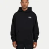 Męska bluza z kapturem w stylu oversized – czarna Męska bluza z kapturem w stylu oversized – czarna