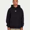 Męska bluza z kapturem w stylu oversized – czarna Męska bluza z kapturem w stylu oversized – czarna