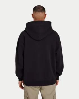 Męska bluza z kapturem w stylu oversized – czarna