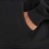 Męska bluza z kapturem w stylu oversized – czarna Męska bluza z kapturem w stylu oversized – czarna