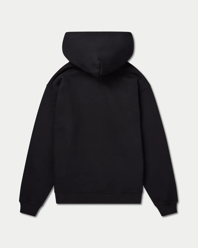 Męska bluza z kapturem w stylu oversized – czarna Męska bluza z kapturem w stylu oversized – czarna