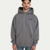 Męska bluza z kapturem w stylu oversized – kolor grafitowy Męska bluza z kapturem w stylu oversized – kolor grafitowy