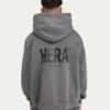 Męska bluza z kapturem w stylu oversized – kolor grafitowy Męska bluza z kapturem w stylu oversized – kolor grafitowy
