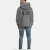 Męska bluza z kapturem w stylu oversized – kolor grafitowy Męska bluza z kapturem w stylu oversized – kolor grafitowy