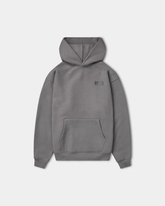 Męska bluza z kapturem w stylu oversized – kolor grafitowy Męska bluza z kapturem w stylu oversized – kolor grafitowy