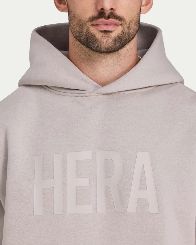 Męska bluza z kapturem w stylu oversized marki Label Męska bluza z kapturem w stylu oversized marki Label