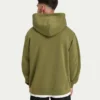 Męska bluza z kapturem w stylu oversized – oliwkowa zieleń Męska bluza z kapturem w stylu oversized – oliwkowa zieleń