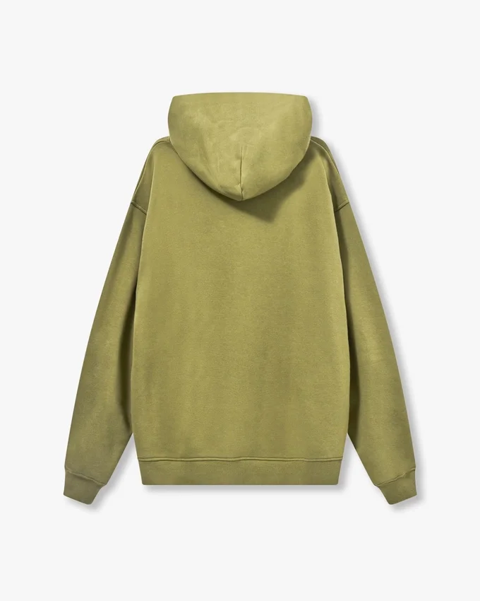 Męska bluza z kapturem w stylu oversized – oliwkowa zieleń Męska bluza z kapturem w stylu oversized – oliwkowa zieleń