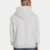 Męska bluza z kapturem w stylu oversized – szara melanżowa Męska bluza z kapturem w stylu oversized – szara melanżowa