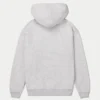 Męska bluza z kapturem w stylu oversized – szara melanżowa Męska bluza z kapturem w stylu oversized – szara melanżowa
