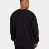 Męska bluza z napisem „Label” – czarna Męska bluza z napisem „Label” – czarna