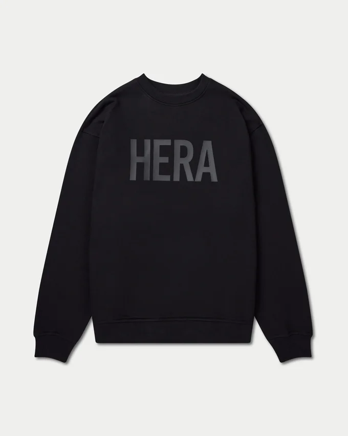 Męska bluza z napisem „Label” – czarna Męska bluza z napisem „Label” – czarna