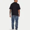Męska koszulka oversize bez nadruku – czarna Męska koszulka oversize bez nadruku – czarna