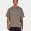 Męska koszulka oversize bez nadruku – kolor marsh grey Męska koszulka oversize bez nadruku – kolor marsh grey
