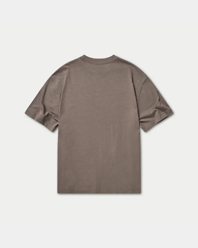 Męska koszulka oversize bez nadruku – kolor marsh grey Męska koszulka oversize bez nadruku – kolor marsh grey