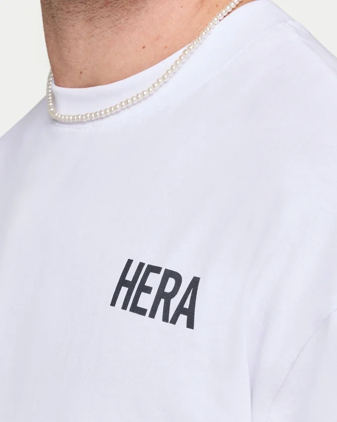Męska koszulka oversize – biała Męska koszulka oversize – biała