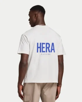Męska koszulka oversize – Off White