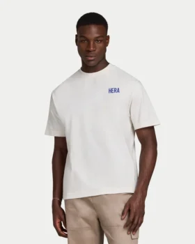 Męska koszulka oversize – Off White