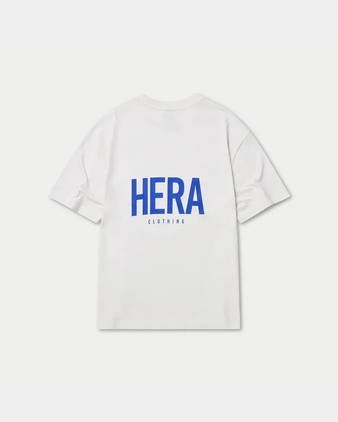 Męska koszulka oversize – Off White Męska koszulka oversize – Off White