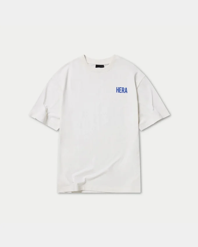 Męska koszulka oversize – Off White Męska koszulka oversize – Off White